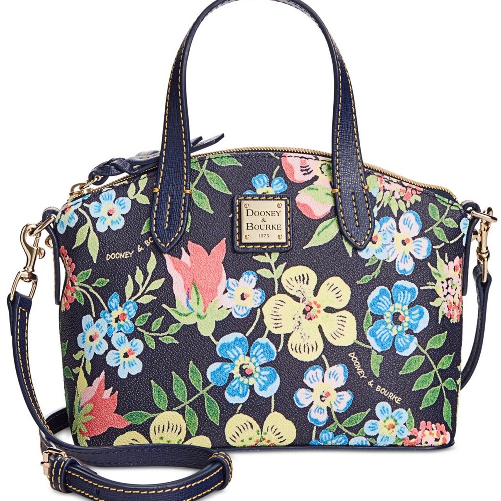 Dooney&Bourke Garden Floral Ruby Mini Satchel
